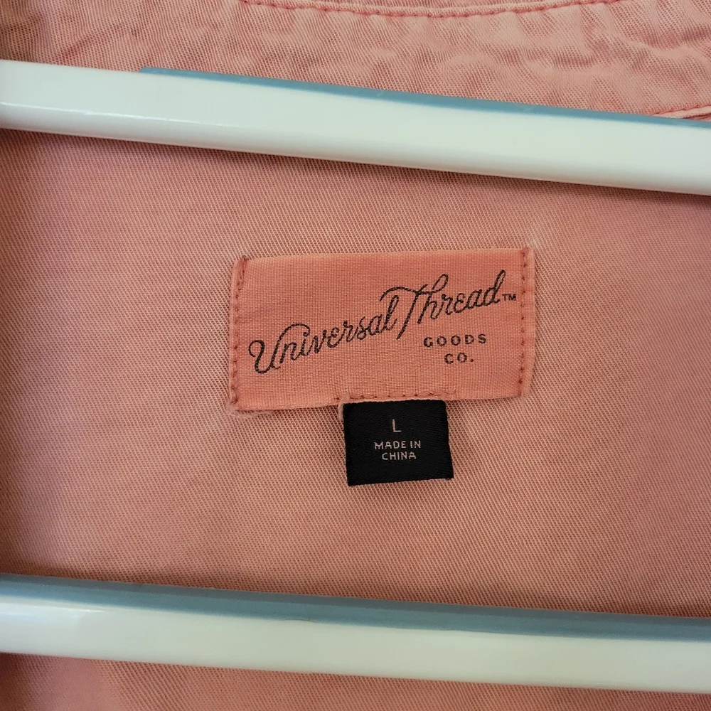 Pink Denim Button Up - Picture 3 of 6